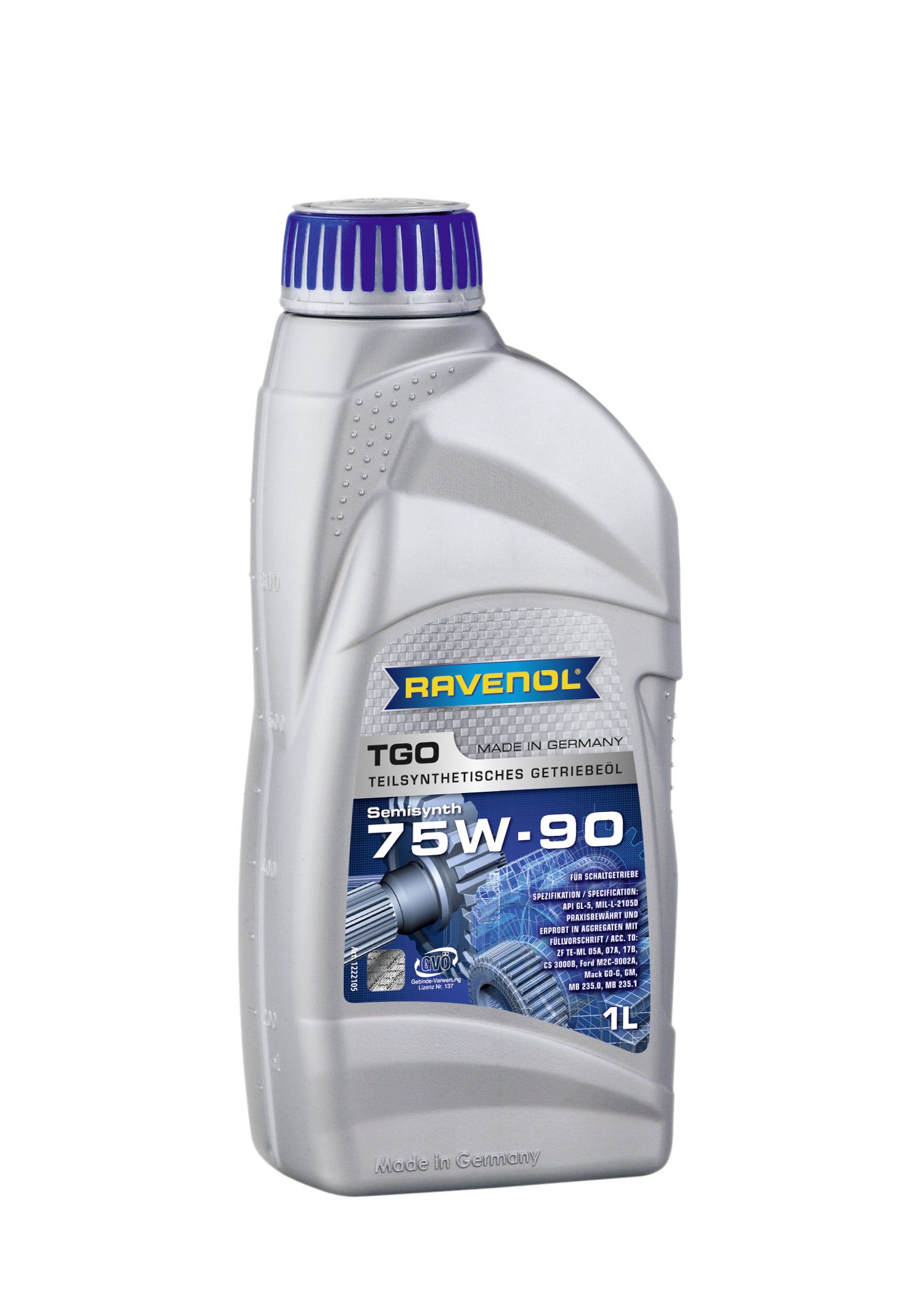 SAE 75W-90 1L TGO GL-5 NEW ТРАНСМИССИОННОЕ МАСЛО, 4014835734418