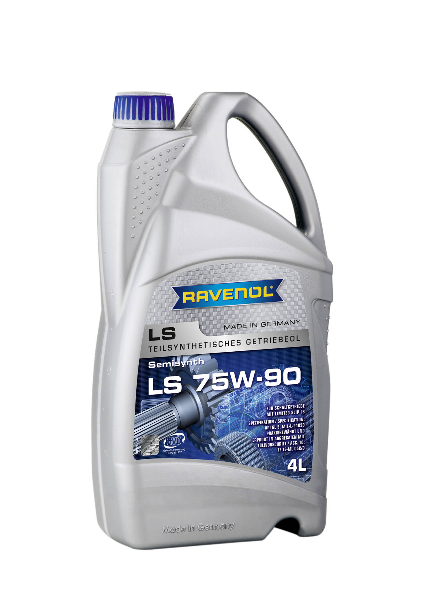 SAE 75W-90 4L GETRIEBEOEL LS NEW ТРАНСМИССИОННОЕ МАСЛО, 4014835734395