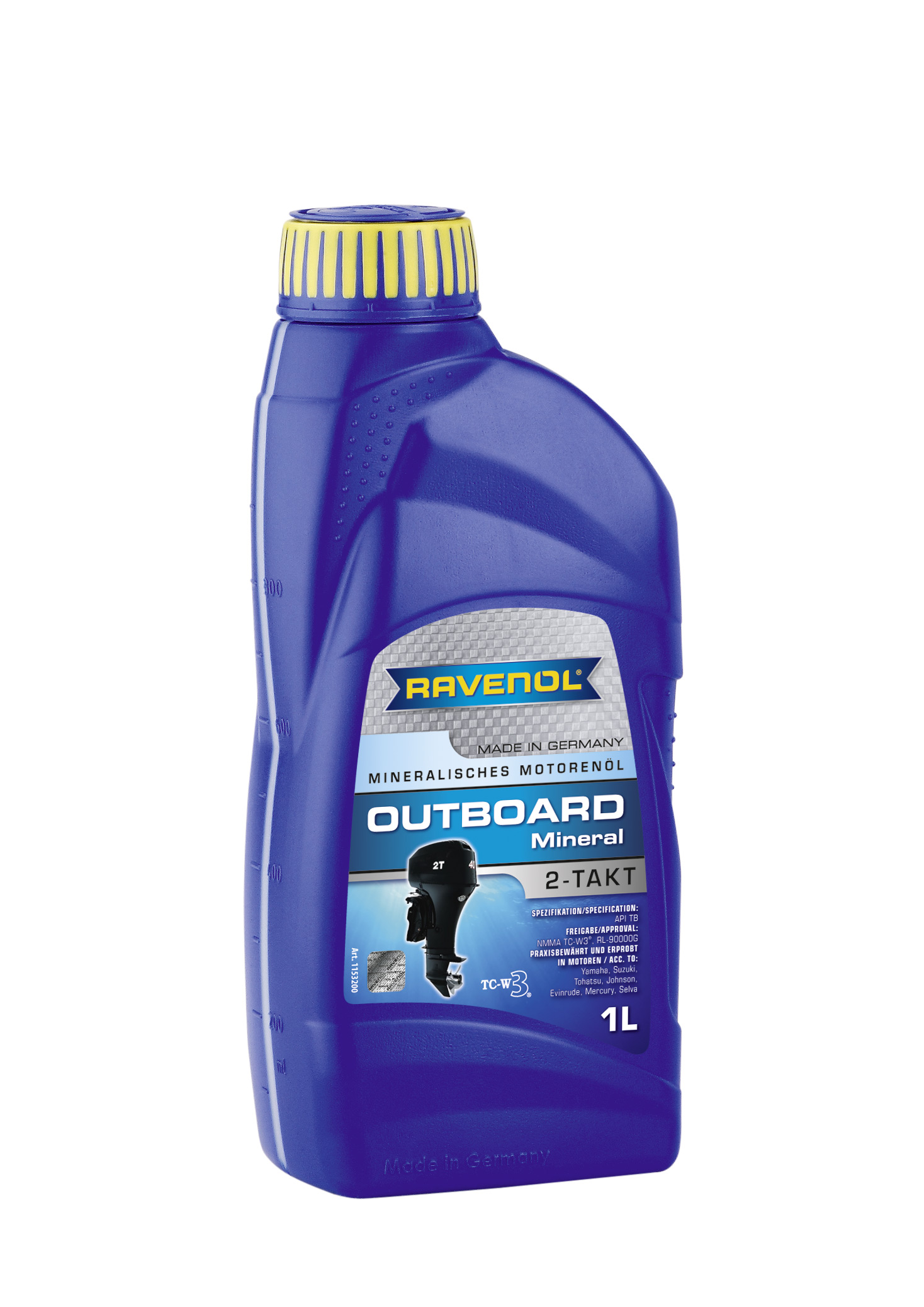 Моторное масло RAVENOL Outboardoel 2T Mineral, 1л, 4014835728912