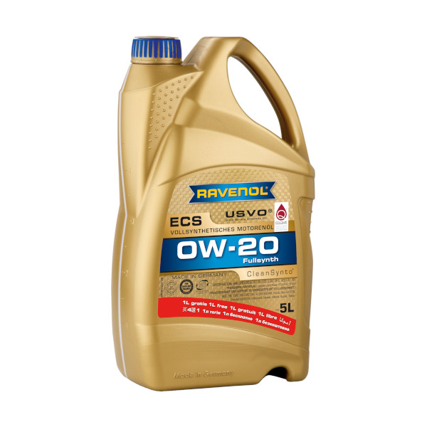 Моторное масло RAVENOL Eco Synth ECS SAE 0W-20, 5л, 4014835851566