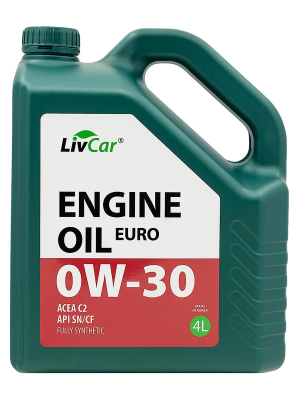 0W30 4L EURO ENGINE OIL ACEA C2 API SN/CF МОТОРНОЕ МАСЛО СИНТЕТИЧЕСКОЕ, LC7110030004